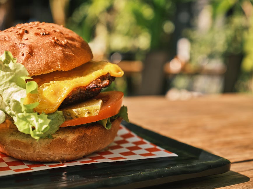 Kaloriengehalt eines Cheeseburgers